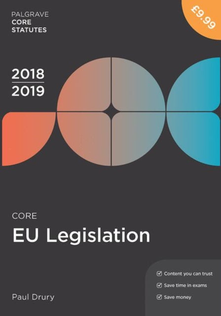 Paul Drury - Core EU Legislation 2018-19 - Paperback