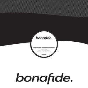 Champagne - Good Times / Good Times (Fanu Remix) - Used Vinyl Record