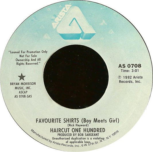 Haircut One Hundred - Favourite Shirts (Boy Meets Girl) - Use