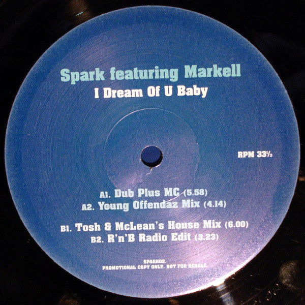 Spark - I Dream Of U Baby - Used Vinyl Record 12"