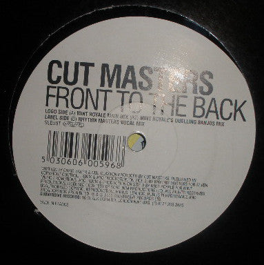 Cut Masters - Front To The Back - Used Vinyl 12"