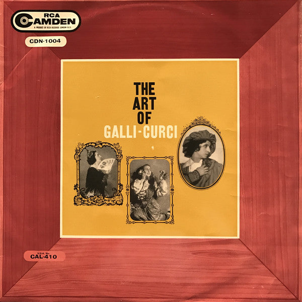 Amelita Galli-Curci - Art Of Galli-Curci - Used Vinyl Record