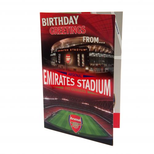 Arsenal FC - Pop-Up Birthday Card - Cards & Gift Wrap