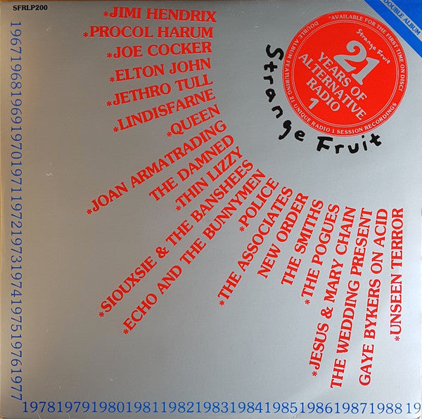 Various - 21 Years Of Alternative Radio 1 - Used Vinyl Record