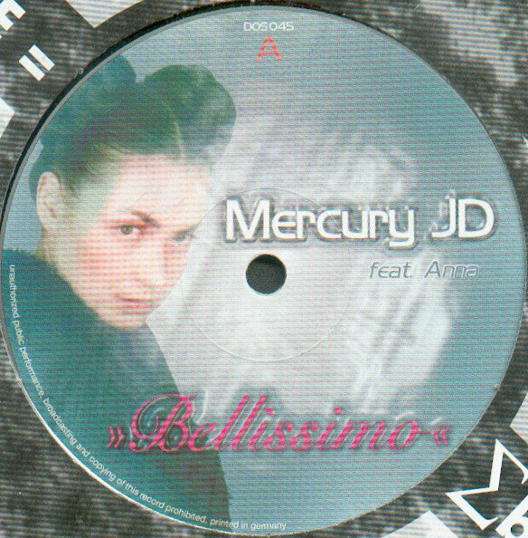 Mercury JD - Bellissimo - Used Vinyl Record 12"