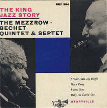 Mezzrow-Bechet Quin - King Jazz Story - Used Vinyl Record 7"