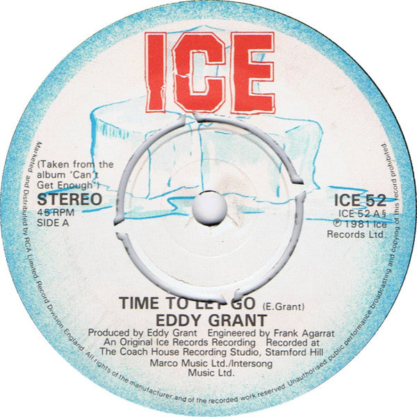 Eddy Grant - Time To Let Go - Used Vinyl Record 7"