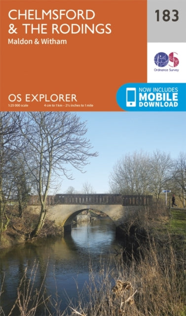 Ordnance Survey - Chelmsford and the Rodings : 183 - New Sheet map