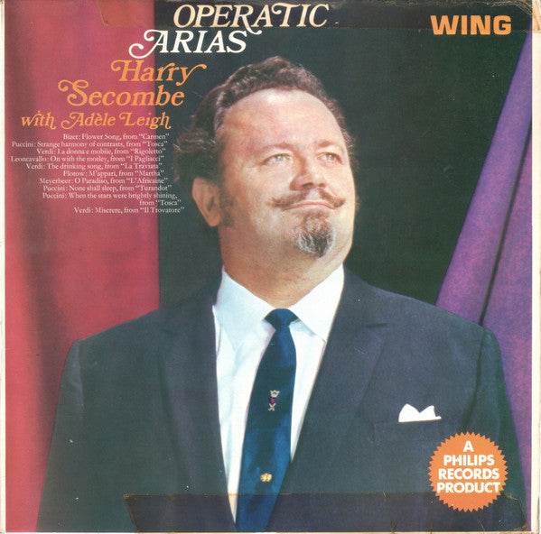 Harry Secombe - Operatic Arias - Used Vinyl Record