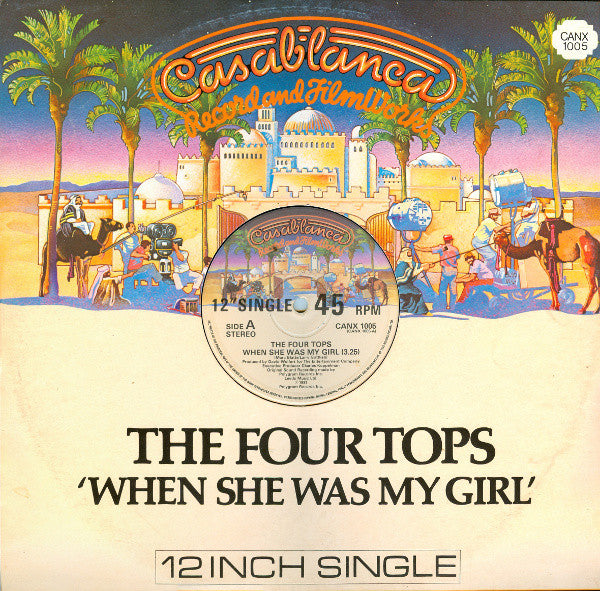 Four Tops - When She Was My Girl - Used Vinyl Record 12"