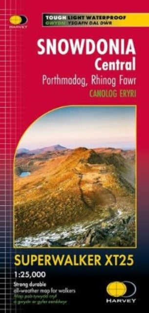 Snowdonia Central : Porthmadog, Rhinog Fawr - New Sheet map