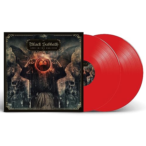 BLACK SABBATH - LIVE IN THE USA 1974 (RED VINYL 2LP) - Vinyl Record DLP