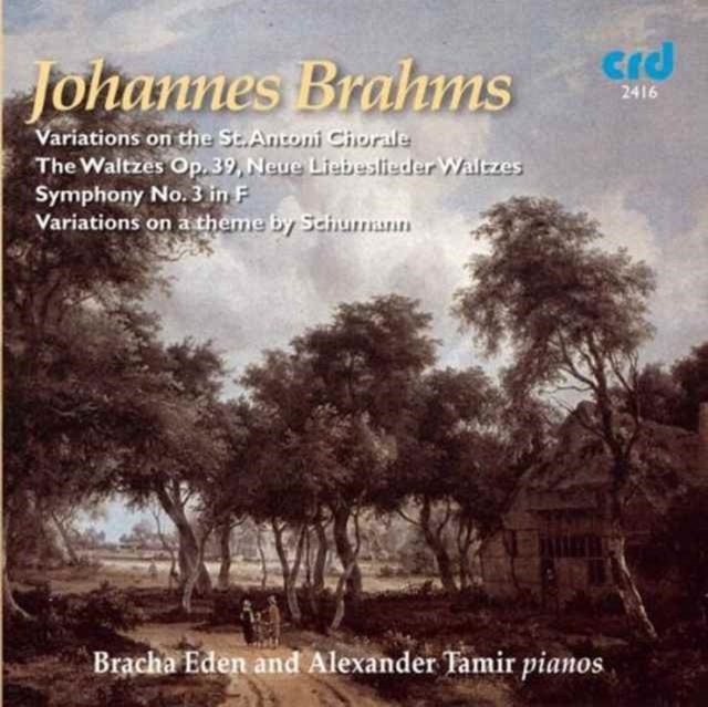 BRACHA EDEN/ALEXANDE - BRAHMS:ST ANTONI VARIATIONS - CD