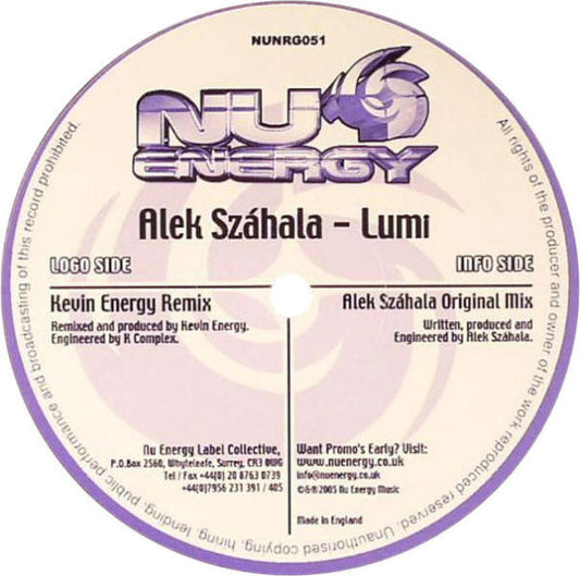 Alek Szahala - Lumi - New Vinyl Record 12"