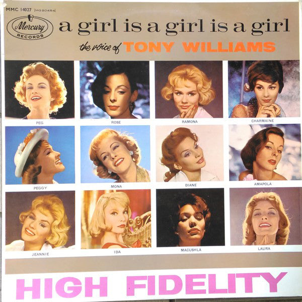 Tony Williams - A Girl Is A Girl Is A Girl - Used Vinyl Record
