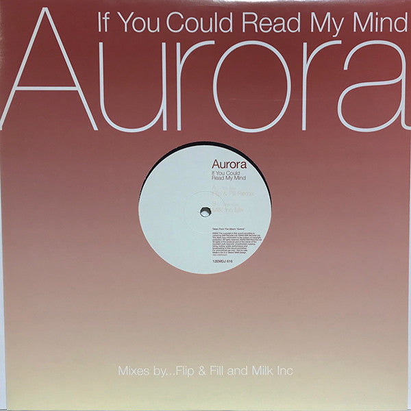 Aurora - If You Could Read My Mind - Used Vinyl Record 12"