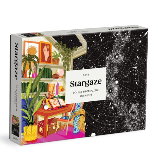 Galison - Stargaze 500 Piece Double Sided Puzzle - New Jigsaw Puzzle
