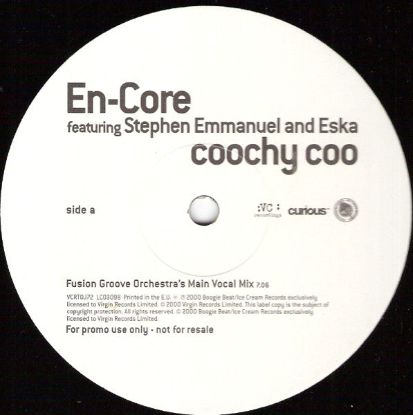 En-Core - Coochy Coo - Used Vinyl Record 12"