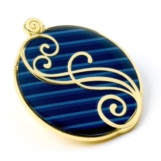 WICKED - Blue Shiz Logo Pin Badge - Badge Pin Metal