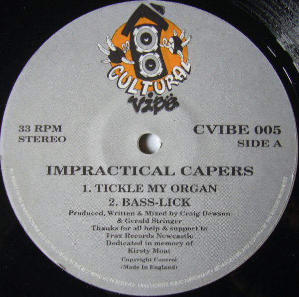 Impractical Capers - Tickle My Organ - Used Vinyl Record 12"
