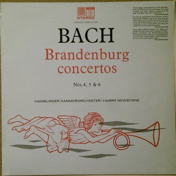 Johann Sebastian Bac - Brandenburg Concertos Nos. 4, 5 & 6 - Used Vin