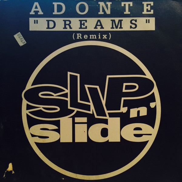 Adonte - Dreams (Remix) - Used Vinyl Record 12"