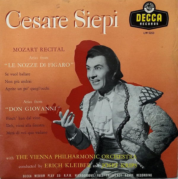 Wolfgang Amadeus Moz - Mozart Recital - Used Vinyl Record 10"
