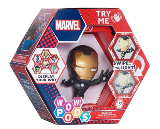 MARVEL - Wow! Pod -  - Iron Man (Black & Gold Armour) Wo - Figurine