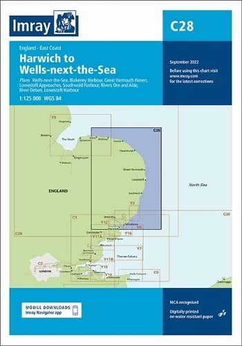 Imray - Chart C28 : Harwich to Wells-next-the-sea : C28 - New Sheet ma