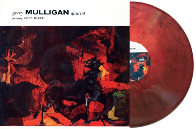 GERRY MULLIGAN QUART - (Feat. Chet Baker) (Transparent Red/Black Marbl