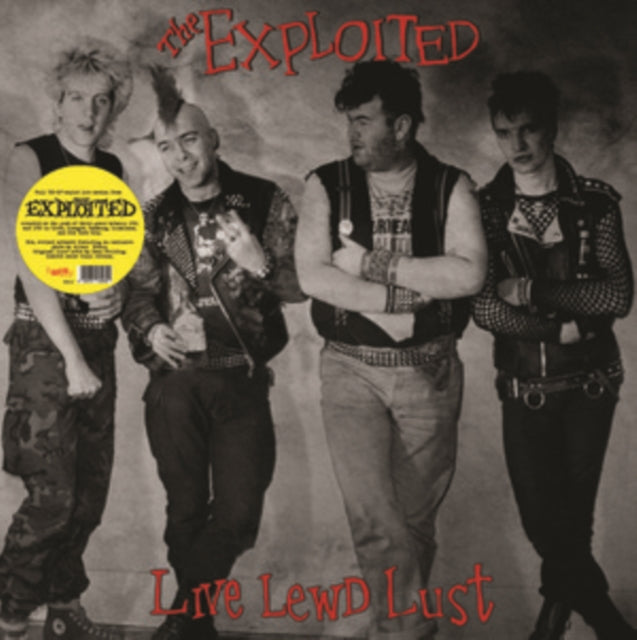 EXPLOITED - Live Lewd Lust (Yellow Vinyl) - New Vinyl Record