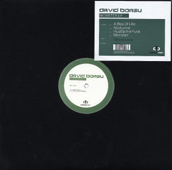 David Borsu - Monster EP - Used Vinyl Record 12"