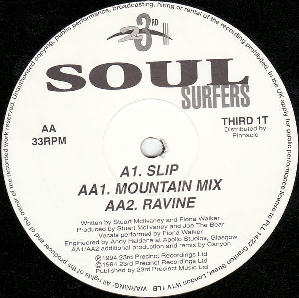 Soul Surfers - Slip - Used Vinyl Record 12"