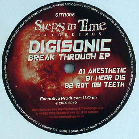 Digisonic - Break Through EP - New Vinyl Record 12"