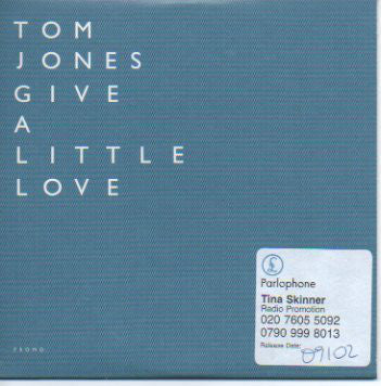 Tom Jones - Give A Little Love - Used CD
