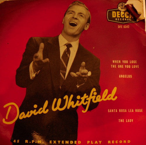 David Whitfield - Used Vinyl Record 7"