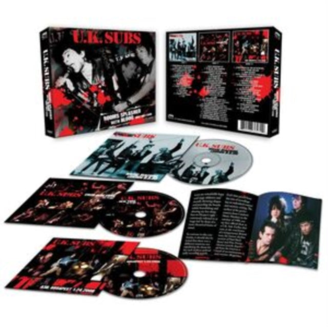 UK SUBS - ROOMS SPLASHED WITH BLOOD: 1980/1982/2008 - CD