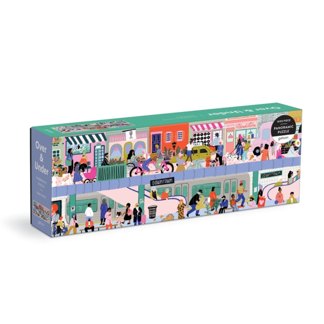 Galison - Over & Under 1000 Piece Panoramic Puzzle - New Jigsaw Puzzle