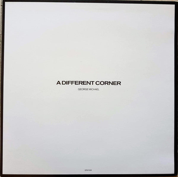 George Michael - A Different Corner - Used Vinyl Record 12"