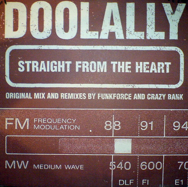Doolally - Straight From The Heart - Used Vinyl Record 12"