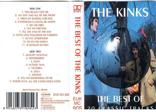 Kinks - Best Of - Used Cassette