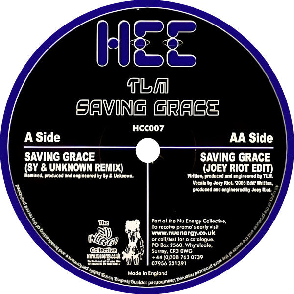 TLM - Saving Grace - Vinyl Record 12"