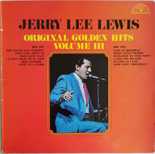 Jerry Lee Lewis - Original Golden Hits Volume III - Used Vinyl Record