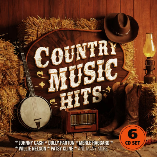 VARIOUS ARTISTS - COUNTRY MUSIC HITS (6CD BOX) - Preorder - New CDB