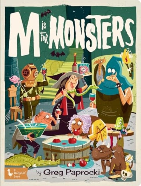 Greg Paprocki - M is for Monsters - New Board book