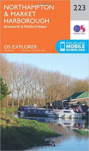 Ordnance Survey - Northampton and Market Harborough : 223 - New Sheet