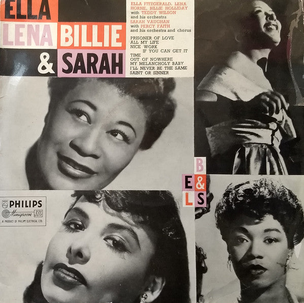 Ella Fitzgerald - Ella, Lena, Billie And Sarah - Used Vinyl Record 10