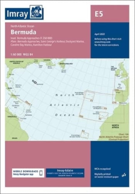 Imray - Chart E5 : Bermuda : 5 - New Sheet map