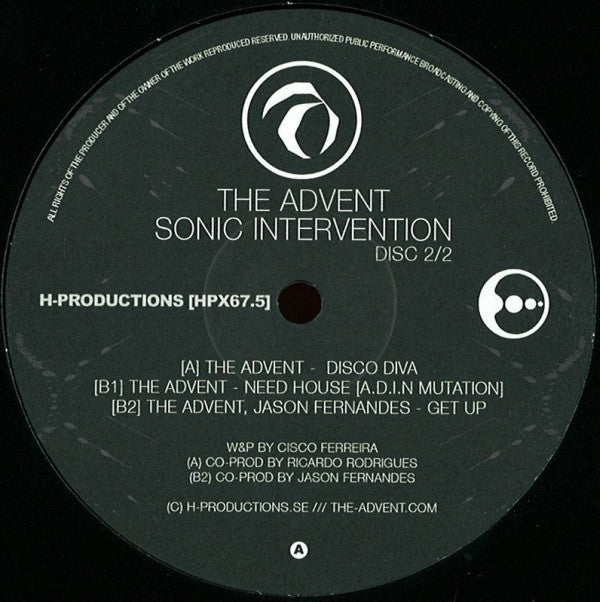 Advent - Sonic Intervention (Disc 2/2) - New Vinyl Record 12"
