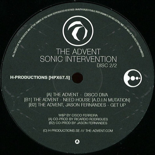 Advent - Sonic Intervention (Disc 2/2) - New Vinyl Record 12"